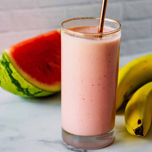 Banana Apple Milk Watermelon Smoothie