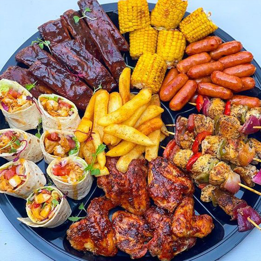 Platter with Chicken Chips