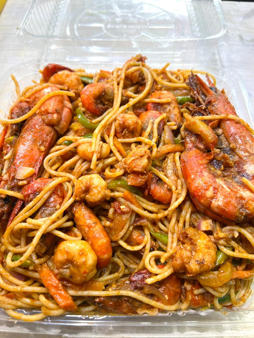 Seafood spaghetti