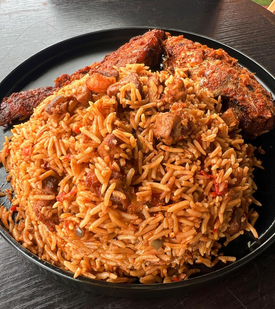 Seafood Asun rice 1