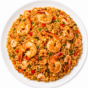 Shrimp Rice With Prawns